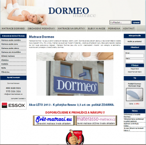 Dormeo Matrace